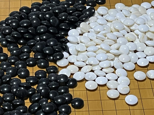 海南车贝围棋子，黑曜石，白海南贝壳棋子 商品图5