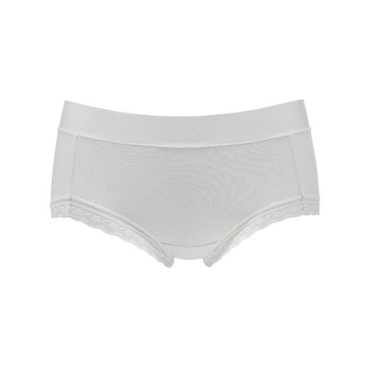 都市丽人健康系列天丝棉平角裤女士内裤新年本命年红品中腰平角裤LK35D4 商品图3