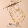 Winy999足银极简细环光面手镯送女友闺蜜节日生日礼物 商品缩略图2