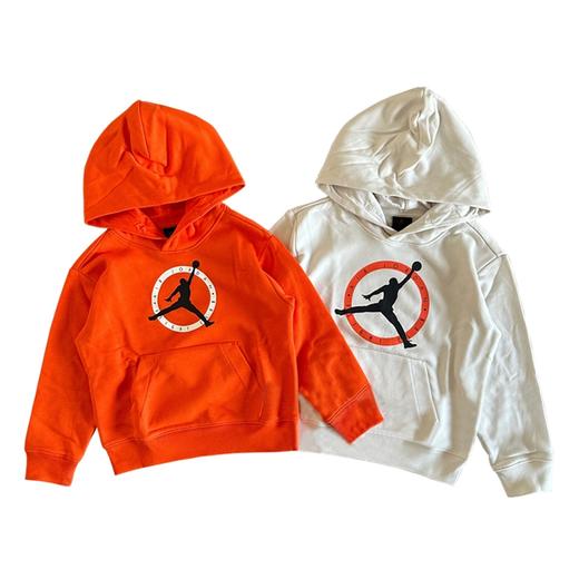 AIR JORDAN乔丹童装春新款AJ棉线圈休闲百搭连帽卫衣JD2312012 商品图0