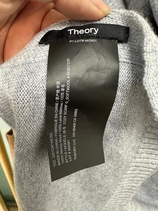 Theory 100%羊毛大围巾201CM×48cm 商品图4