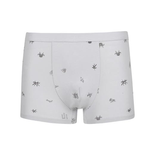 都市丽人日常休闲棉拉架平角裤男士内裤FK3BA1 商品图5