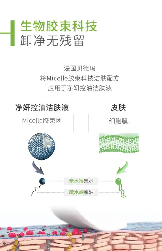 法国贝德玛净妍控油洁肤液500ml 商品图4