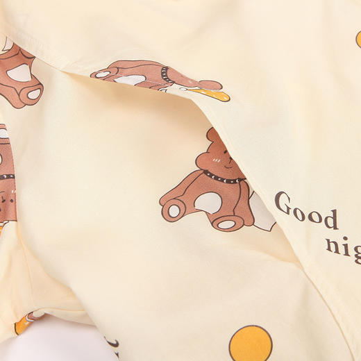 都市丽人梭织人棉薄长袖家居服睡衣LH3CA3 商品图10