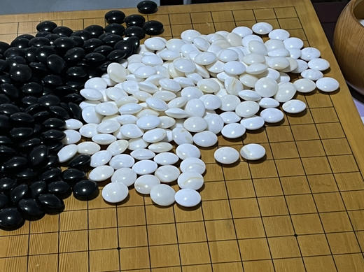 海南车贝围棋子，黑曜石，白海南贝壳棋子 商品图2