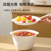 FaSoLa带盖沥水篮厨房淘米篮水果蔬菜篮家用沥水洗菜篮火锅备菜盆 商品缩略图0