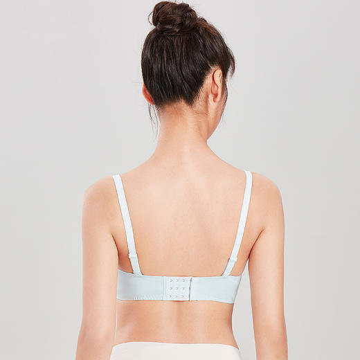 都市丽人WISECOOL常规内衣B杯超薄三角杯蕾丝文胸三排无钢圈LB32D5 商品图2