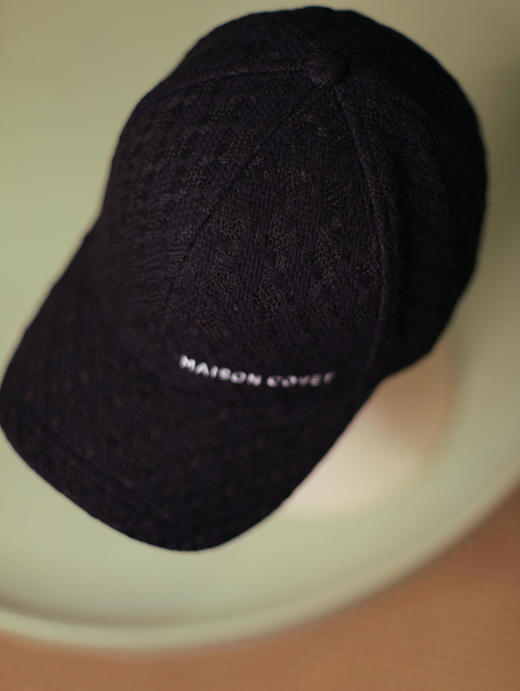 MAISON COVET 黑色棒球帽 商品图0