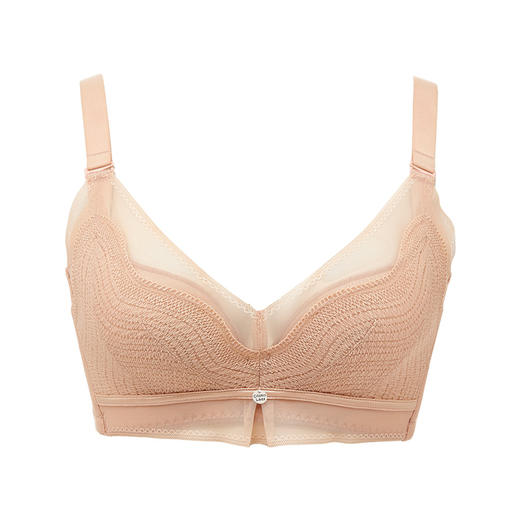 都市丽人舒软挺塑调整型内衣AB薄3/4杯蕾丝塑身文胸四排树脂胶圈LJ32A6 商品图4