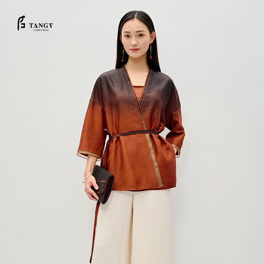 TANGY Collection/天意精品2023春季茛绸外套 商品图0