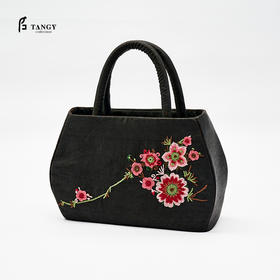 TANGY Collection/天意精品2023春季莨绸手提包