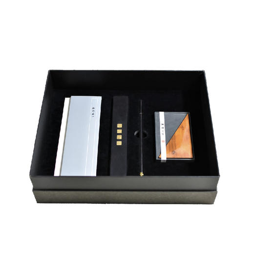 羽诗制造出品 贤人雅集套装镇尺毛笔砚台本册文房文创礼盒 商品图5