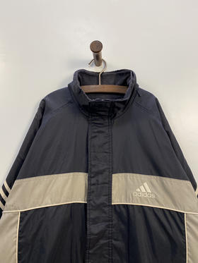 90年代 Vintage adidas 阿迪达斯 棉服 夹棉外套_CTJK(L-XL)