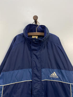 90年代 Vintage adidas 阿迪达斯 棉服 夹棉外套_CTJK(L-XL)