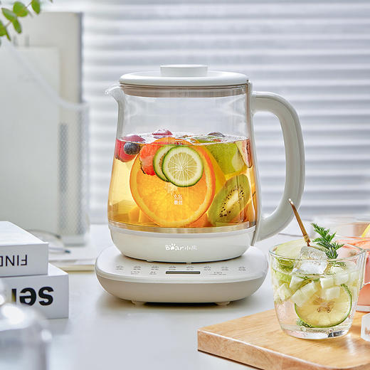 【小程序】小熊养生壶 YSH-D15V7 白色 无滤网 玻璃壶身 商品图10