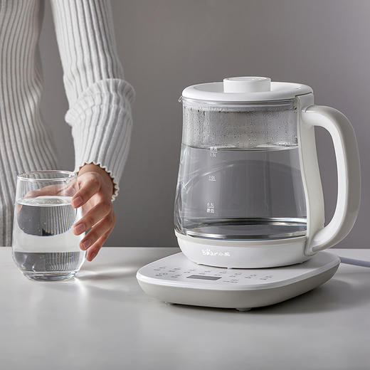 【小程序】小熊养生壶 YSH-D15V7 白色 无滤网 玻璃壶身 商品图9