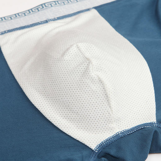 都市丽人简约基础60S木莱尔平角裤男士内裤新年本命年红品FK3HA1 商品图11