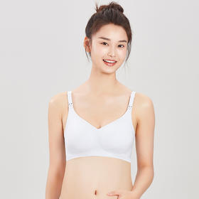 都市丽人快乐妈咪内衣无尺码薄3/4杯无缝面料文胸三排无钢圈YB32L3