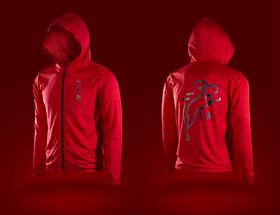 严素运动帽衫 变快/更快 运动轻帽衫, 男女同款, 轻量速干透气