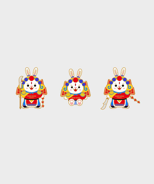 癸卯年得胜兔徽章套装 商品图0