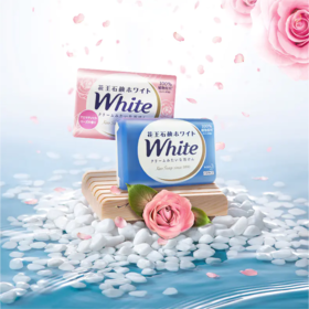 KAO花王 柠檬香/玫瑰香/牛奶香肥皂沐浴皂家庭装 130g*3块