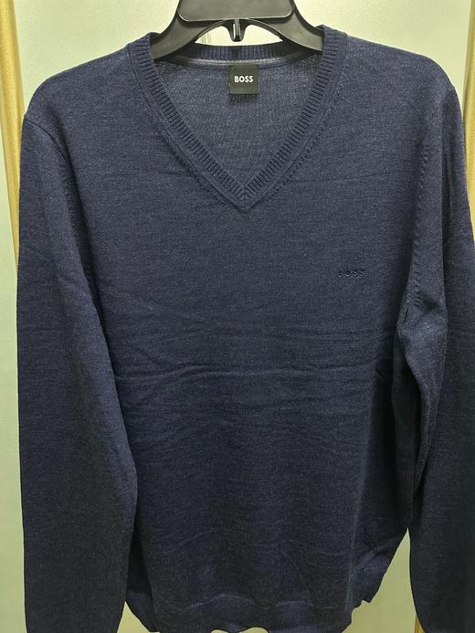 Hugo Boss 100%新剪羊毛V领羊毛衫 商品图10