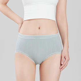 都市丽人基础系列无缝三角裤女士内裤中腰三角裤LK32B7