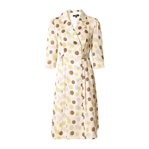 EITIE爱特爱春季新款印花时尚气质A字裙连衣裙6907617 商品图5