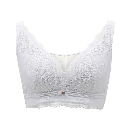 都市丽人完美包容内衣CD超薄抹胸蕾丝文胸四排无钢圈YB33J3 商品图3