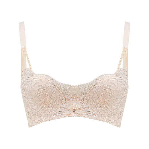 都市丽人聚拢升杯内衣AB薄3/4杯蕾丝文胸三排软钢圈YB32C1 商品图4