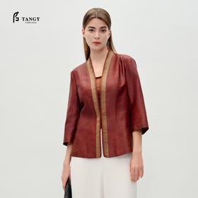 TANGY Collection/天意精品2023春季茛绸外套
