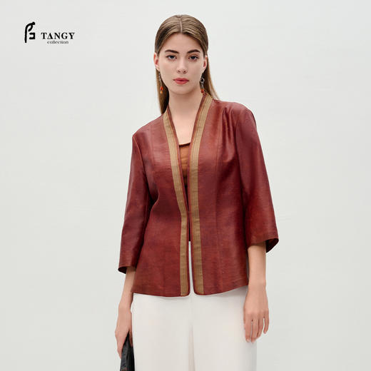 TANGY Collection/天意精品2023春季茛绸外套 商品图0