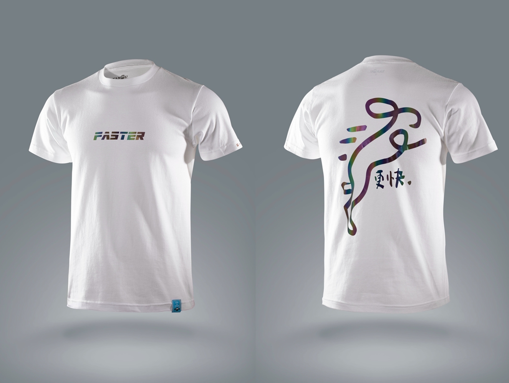 严素休闲短袖TEE,变快/更快,通款,舒适,全棉,日常, 短袖T恤 严素态度