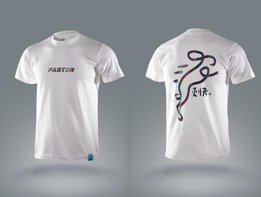 严素休闲短袖TEE,变快/更快,通款,舒适,全棉,日常, 短袖T恤 严素态度 商品图0