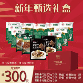 联豪食品新年团购牛肉礼盒13份3300g套餐【仅限集团兑换 单拍不发货勿拍！】