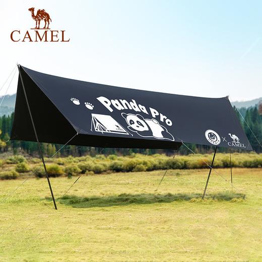 骆驼户外精致露营黑胶六角天幕帐篷防晒防雨便携野营野餐遮阳棚 1J32267476 商品图0