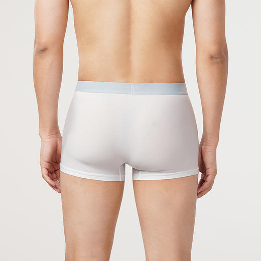 都市丽人简约基础冰丝平角裤男士内裤FK3CB1 商品图4