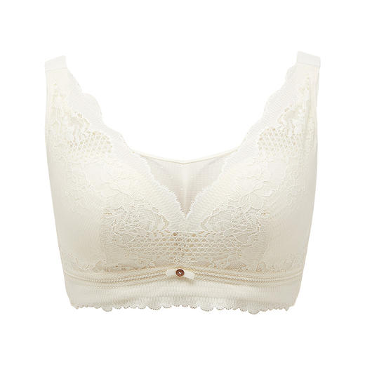 都市丽人完美包容内衣CD超薄抹胸蕾丝文胸四排无钢圈YB33J3 商品图4