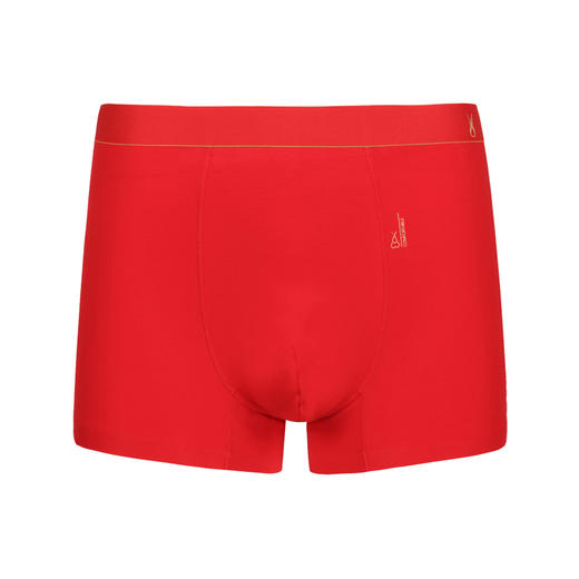 都市丽人铂金舒适60S莫代尔平角裤男士内裤新年本命年红品FK34A5 商品图6