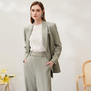 EITIE爱特爱春季新款时尚通勤干练百搭舒适显瘦西装外套女6903609 商品缩略图1