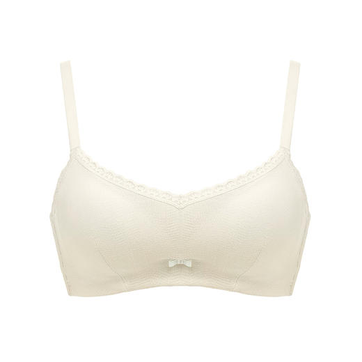 都市丽人少女三步优选内衣AB杯薄3/4杯提花文胸三排无钢圈BB36C7 商品图3