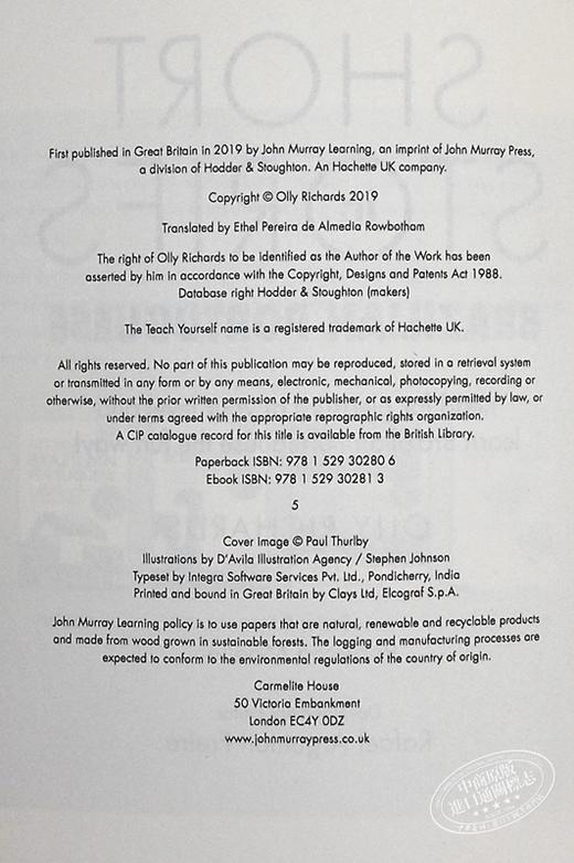 【中商原版】适合初学者的巴西葡萄牙语短篇故事 Short Stories in Brazilian Portuguese for Beginners 英文原版 Olly Richards 商品图4