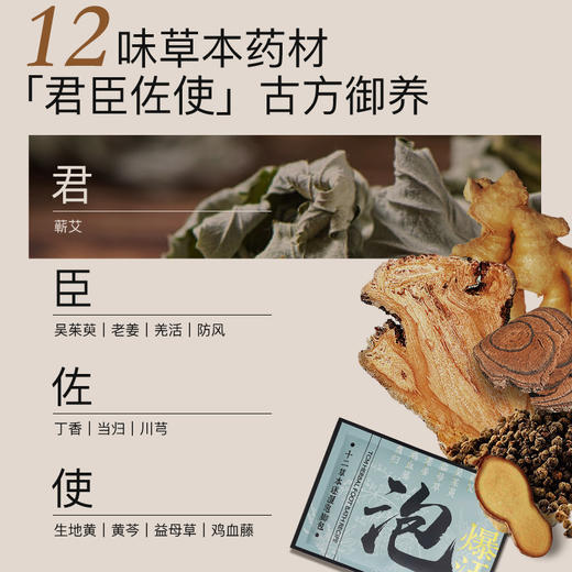 【ROMI专属】羽心堂 十二草本逐湿泡脚包80ml*7袋/盒 商品图2