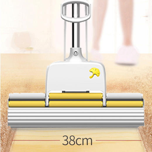 艾逸瑶选诺亚38#伸缩杆胶棉拖把（3秒换装）JQ-0091 商品图1