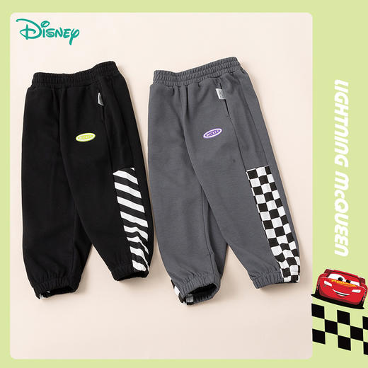 【商场同款】迪士尼童装男童运动休闲裤春秋款中大童宝宝柔软舒适束脚裤长裤 商品图1