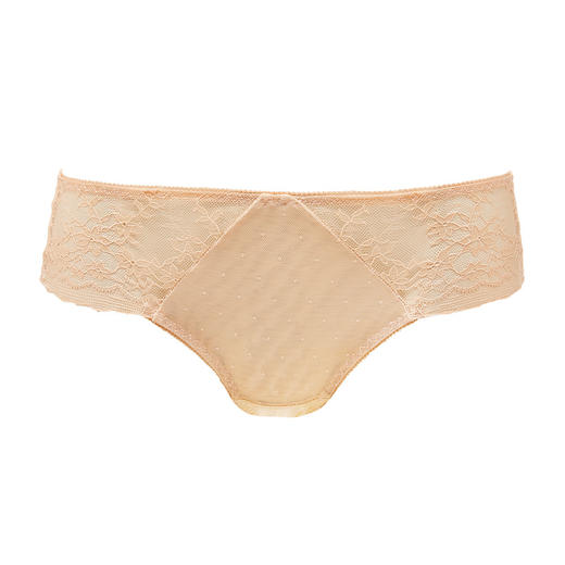 都市丽人薄透丝滑蕾丝女士内裤新年本命年红品YP32C8 商品图5