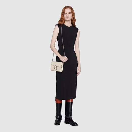 【一】GUCCI 古驰 女士 Dionysus系列 链条皮革迷你手袋 白色 401231 CAOGM 9174 商品图3