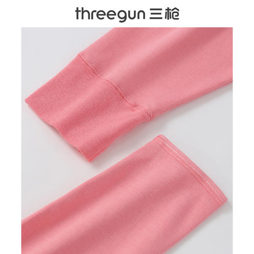 Threegun三枪 【舒肤新疆长绒棉】圆领女士保暖内衣套装-23946D021 商品图14