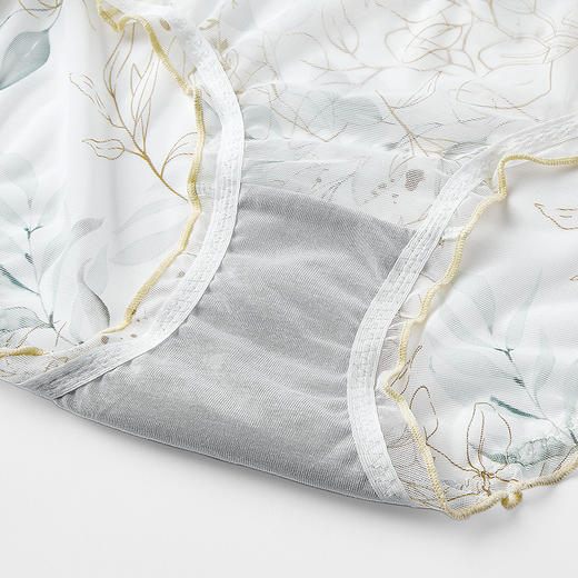 都市丽人健康系列蕾丝三角裤女士内裤低腰三角裤LK33A7 商品图10