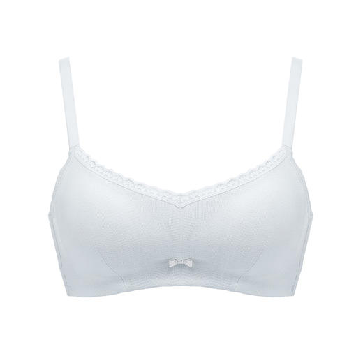 都市丽人少女三步优选内衣AB杯薄3/4杯提花文胸三排无钢圈BB36C7 商品图4